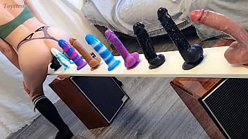 Choosing the Best of the Best! Doing a New Challenge Different Dildos Test (with Bright Orgasm at the end Of course)